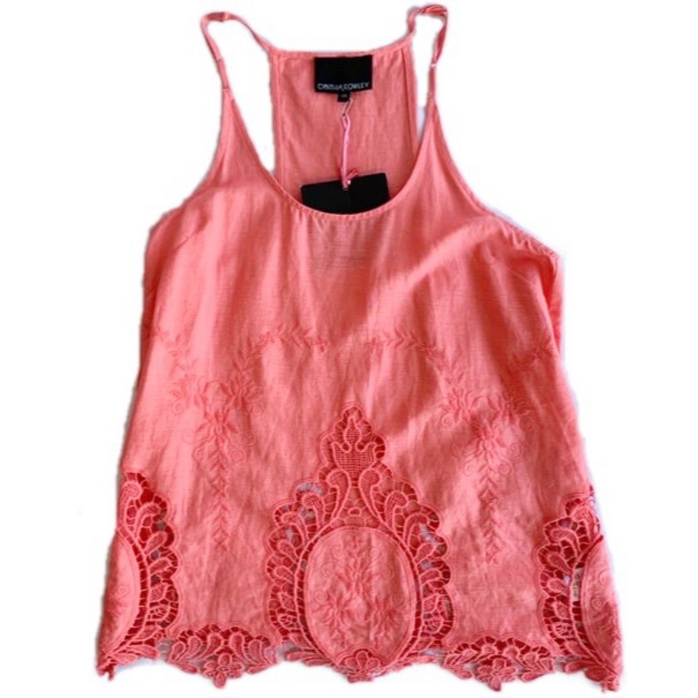 Cynthia Rowley Coral Tank Top XS